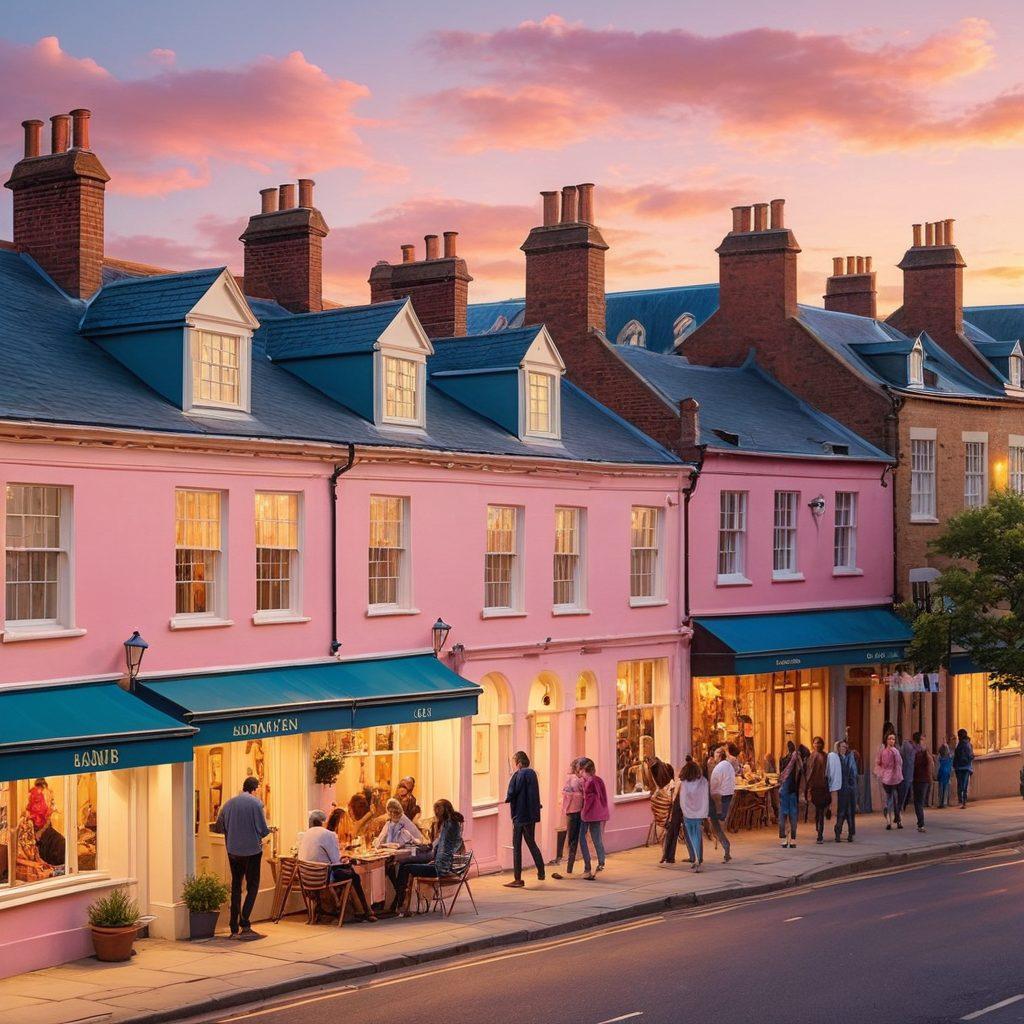 A warm and inviting scene depicting a diverse group of Cambridge residents discussing insurance solutions, set against a picturesque backdrop of the city’s iconic architecture. Include elements of love and community, like couples and families sharing smiles, holding hands, and exchanging ideas. Incorporate soft, dreamy colors to evoke a sense of hope and security in relationships. super-realistic. vibrant colors. soft focus.